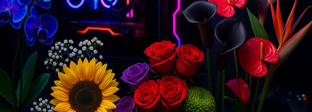 The-Best-Flowers-for-a-Gaming-Event