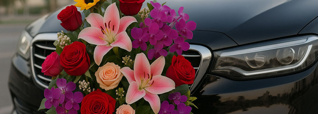 The-Best-Flowers-for-Celebrating-a-New-Car