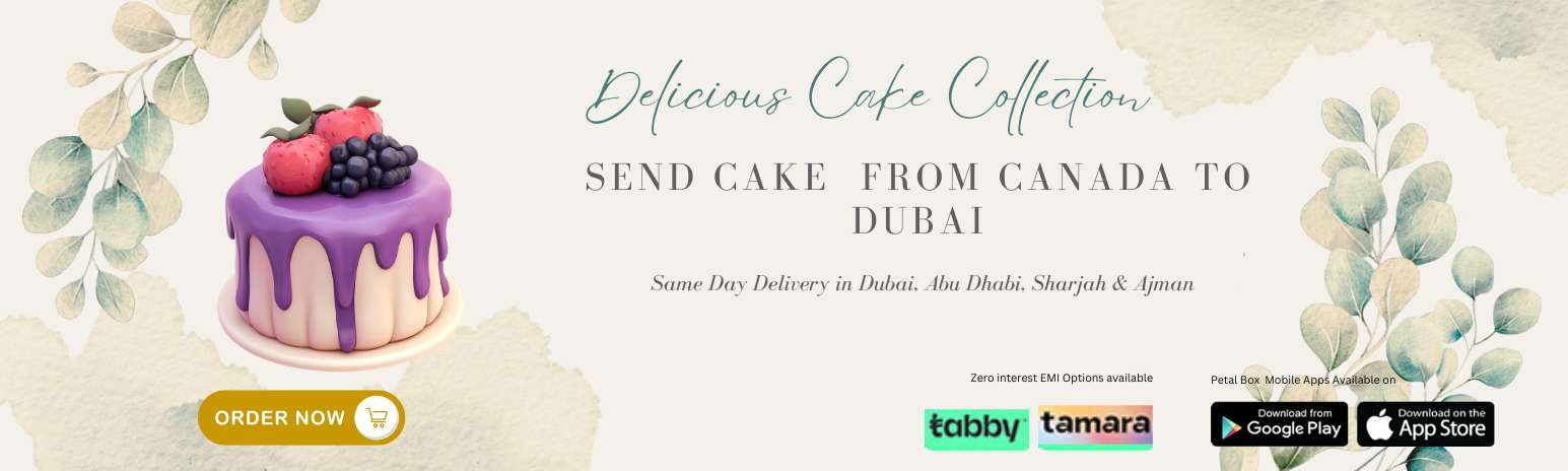 Send Cake from Canada to Dubai