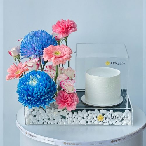 Blush & Blue Delight