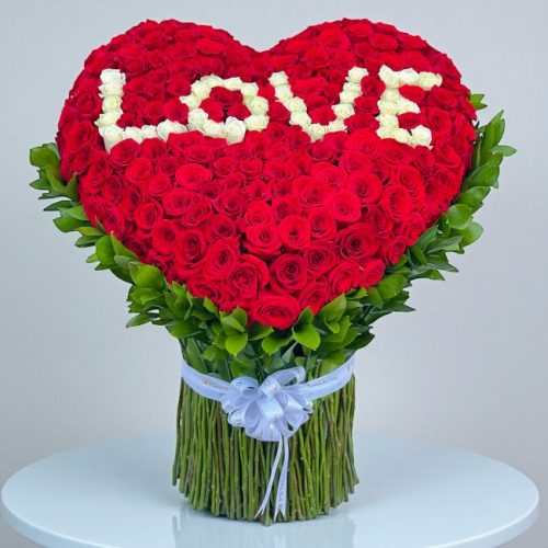 Floral Heart Shaped Arrangement
